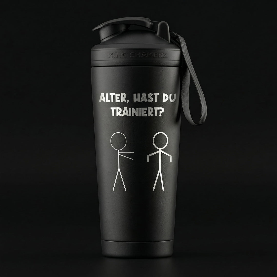 KING SHAKER® | GYM MEME | HAST DU TRAINIERT?
